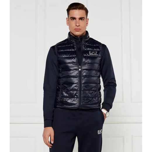 EA7 Puchowy bezrękawnik | Regular Fit ze sklepu Gomez Fashion Store w kategorii Kamizelki męskie - zdjęcie 184324138
