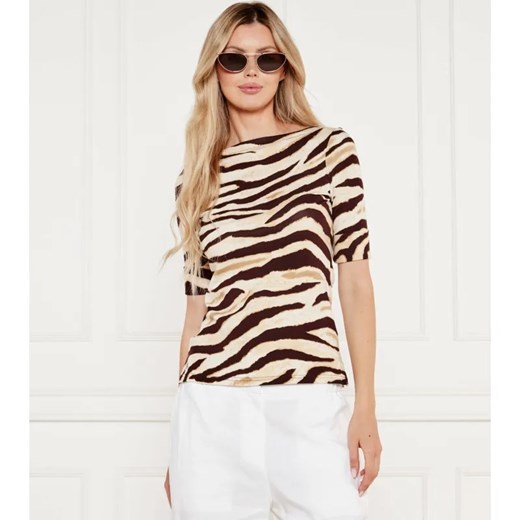 LAUREN RALPH LAUREN Bluzka JUDY | Slim Fit ze sklepu Gomez Fashion Store w kategorii Bluzki damskie - zdjęcie 184324169