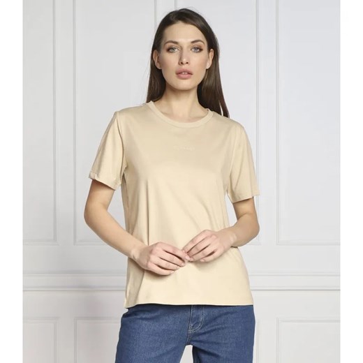 Calvin Klein T-shirt | Regular Fit ze sklepu Gomez Fashion Store w kategorii Bluzki damskie - zdjęcie 184324215
