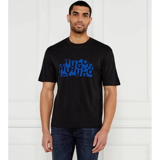 Hugo Blue T-shirt Nafralo | Regular Fit ze sklepu Gomez Fashion Store w kategorii T-shirty męskie - zdjęcie 184324227