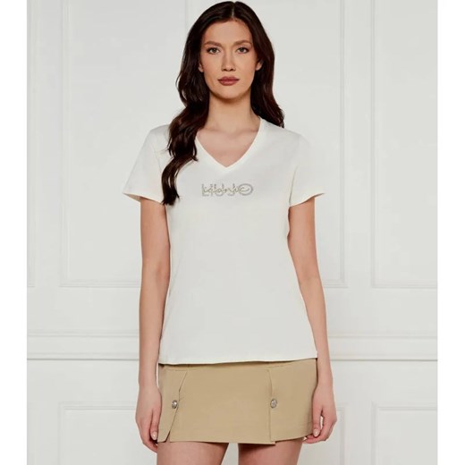 Liu Jo Sport T-shirt | Regular Fit ze sklepu Gomez Fashion Store w kategorii Bluzki damskie - zdjęcie 184324236