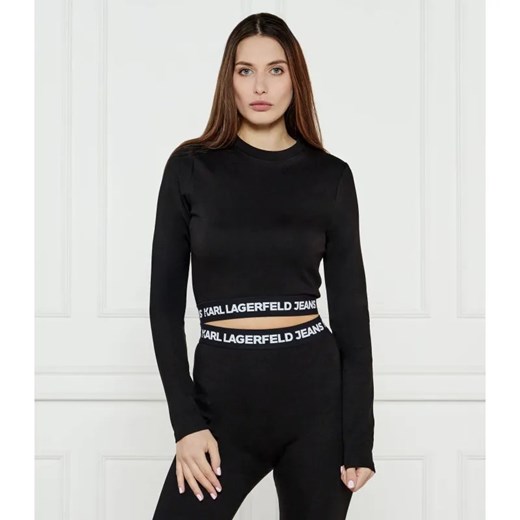 Karl Lagerfeld Jeans Bluzka | Cropped Fit ze sklepu Gomez Fashion Store w kategorii Bluzki damskie - zdjęcie 184324237