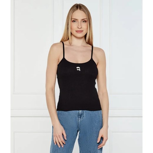 Karl Lagerfeld Top IKON | Slim Fit ze sklepu Gomez Fashion Store w kategorii Bluzki damskie - zdjęcie 184324268