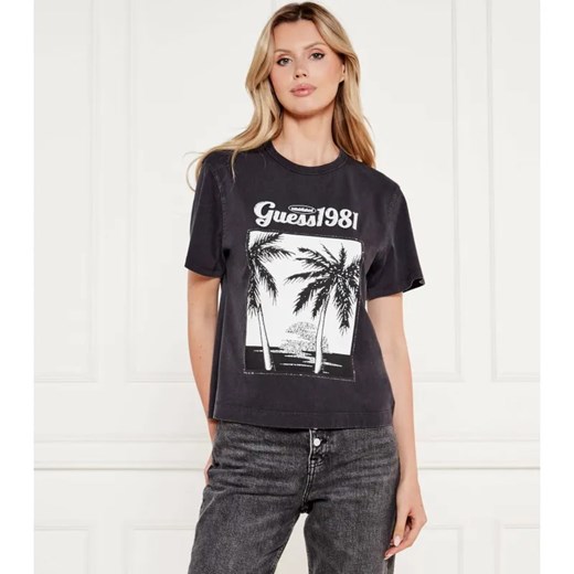 GUESS T-shirt | Regular Fit ze sklepu Gomez Fashion Store w kategorii Bluzki damskie - zdjęcie 184324355
