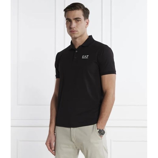 EA7 Polo | Regular Fit ze sklepu Gomez Fashion Store w kategorii T-shirty męskie - zdjęcie 184324369