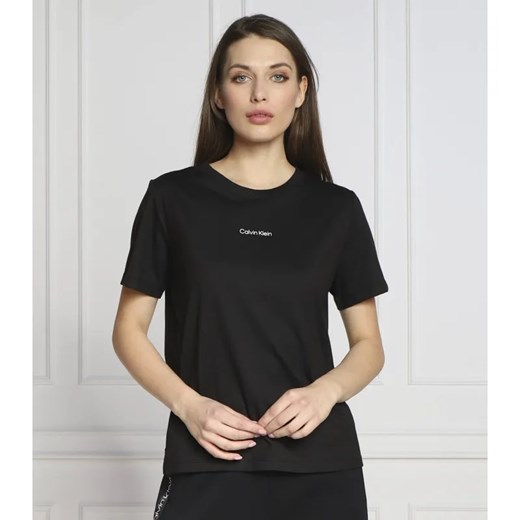 Calvin Klein T-shirt | Regular Fit ze sklepu Gomez Fashion Store w kategorii Bluzki damskie - zdjęcie 184324397