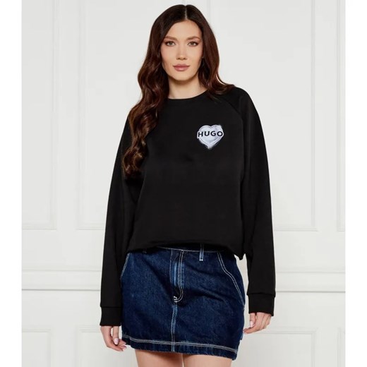 HUGO Bluza Darace | Loose fit ze sklepu Gomez Fashion Store w kategorii Bluzy damskie - zdjęcie 184324447