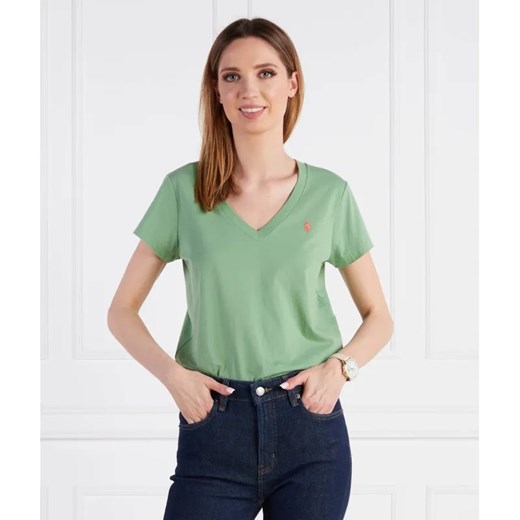 POLO RALPH LAUREN T-shirt | Regular Fit ze sklepu Gomez Fashion Store w kategorii Bluzki damskie - zdjęcie 184324458