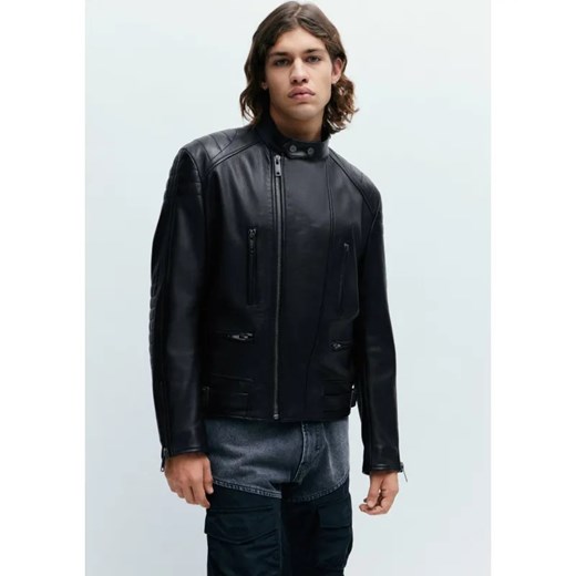 HUGO Skórzana kurtka Lewis | Regular Fit ze sklepu Gomez Fashion Store w kategorii Kurtki męskie - zdjęcie 184324676