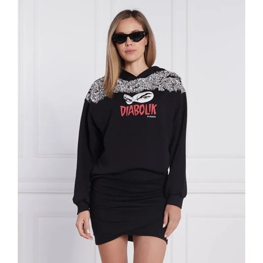 Pinko Bluza PINKO X DIABOLIK FIAMMETTA | Regular Fit ze sklepu Gomez Fashion Store w kategorii Bluzy damskie - zdjęcie 184324769