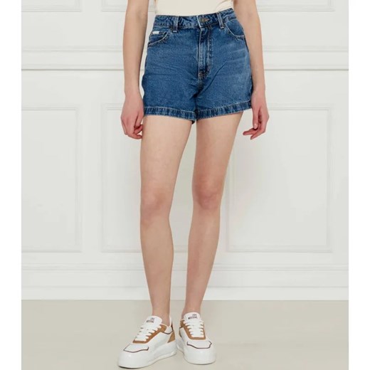 Guess Jeans Jeansowe szorty | Regular Fit | z dodatkiem lnu ze sklepu Gomez Fashion Store w kategorii Szorty - zdjęcie 184324798