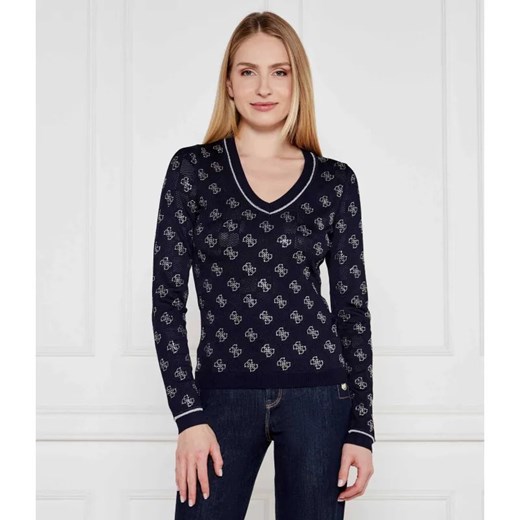 GUESS Sweter ROSIE 4G | Regular Fit ze sklepu Gomez Fashion Store w kategorii Swetry damskie - zdjęcie 184324799