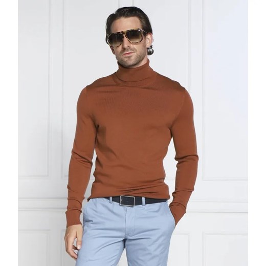 Calvin Klein Wełniany golf | Slim Fit ze sklepu Gomez Fashion Store w kategorii Swetry męskie - zdjęcie 184324805