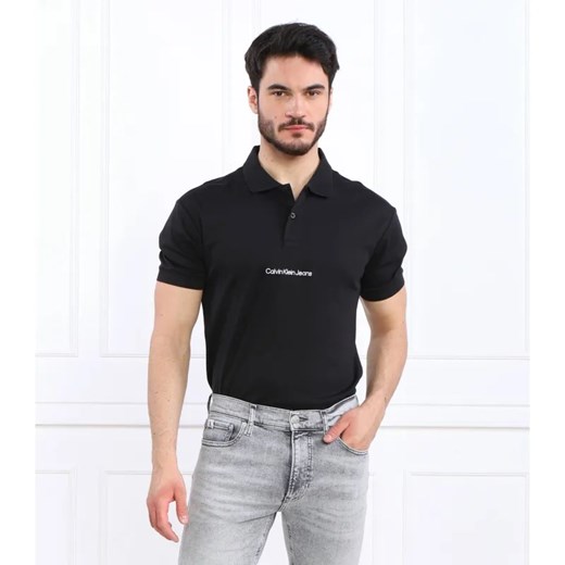 Calvin Klein Jeans Polo INSTITUTIONAL | Relaxed fit ze sklepu Gomez Fashion Store w kategorii T-shirty męskie - zdjęcie 184324848