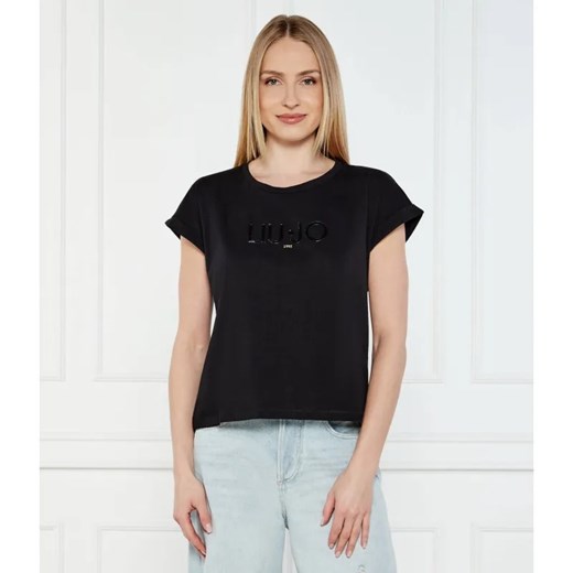 Liu Jo Sport T-shirt | Regular Fit ze sklepu Gomez Fashion Store w kategorii Bluzki damskie - zdjęcie 184324915