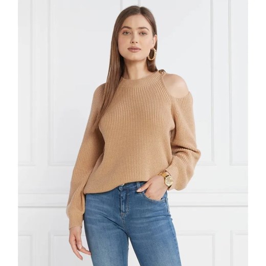 Liu Jo Sweter | Regular Fit | z dodatkiem wełny ze sklepu Gomez Fashion Store w kategorii Swetry damskie - zdjęcie 184324987