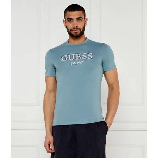 GUESS T-shirt | Slim Fit ze sklepu Gomez Fashion Store w kategorii T-shirty męskie - zdjęcie 184325038