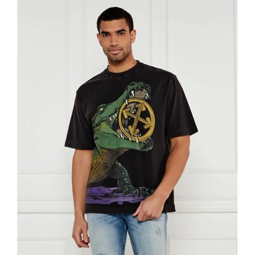 OFF-WHITE T-shirt BIG CROCO | Loose fit ze sklepu Gomez Fashion Store w kategorii T-shirty męskie - zdjęcie 184325106