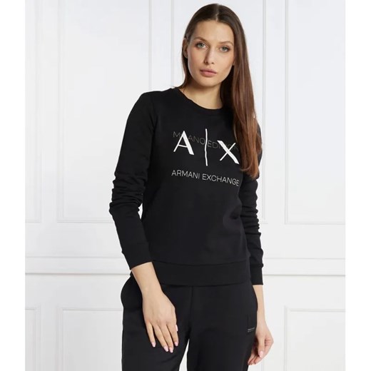 Armani Exchange Bluza | Regular Fit ze sklepu Gomez Fashion Store w kategorii Bluzy damskie - zdjęcie 184325117