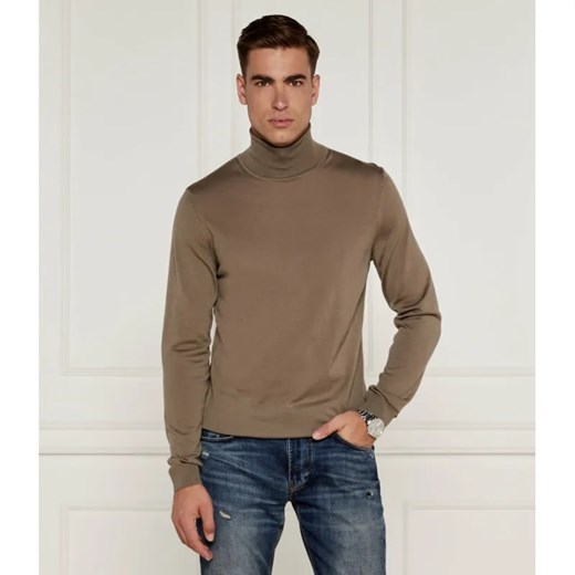 BOSS BLACK Wełniany golf Musso-P | Slim Fit ze sklepu Gomez Fashion Store w kategorii Swetry męskie - zdjęcie 184325247