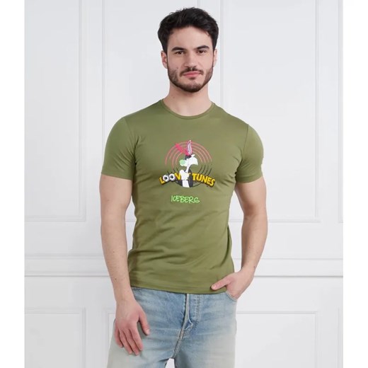 Iceberg T-shirt | Regular Fit ze sklepu Gomez Fashion Store w kategorii T-shirty męskie - zdjęcie 184325295