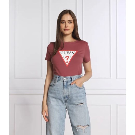 GUESS T-shirt ORIGINAL | Regular Fit ze sklepu Gomez Fashion Store w kategorii Bluzki damskie - zdjęcie 184325329