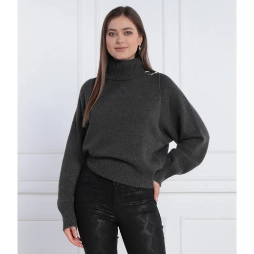 Liu Jo Golf | Regular Fit | z dodatkiem wełny i kaszmiru ze sklepu Gomez Fashion Store w kategorii Swetry damskie - zdjęcie 184325345