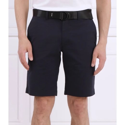Calvin Klein Szorty + pasek MODERN TWILL | Slim Fit ze sklepu Gomez Fashion Store w kategorii Spodenki męskie - zdjęcie 184325359