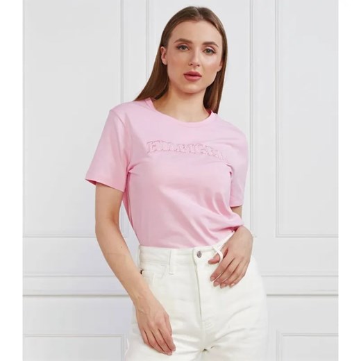 Tommy Hilfiger T-shirt TONAL | Regular Fit ze sklepu Gomez Fashion Store w kategorii Bluzki damskie - zdjęcie 184325389