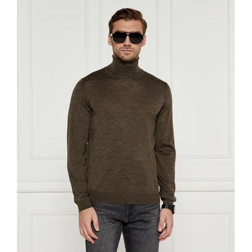 BOSS BLACK Wełniany golf Musso-P | Slim Fit ze sklepu Gomez Fashion Store w kategorii Swetry męskie - zdjęcie 184325407