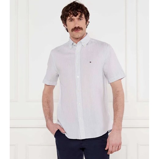 Tommy Hilfiger Koszula | Regular Fit | z dodatkiem lnu ze sklepu Gomez Fashion Store w kategorii Koszule męskie - zdjęcie 184325408