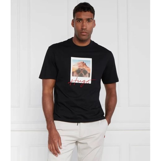 HUGO T-shirt Driceto 10233396 01 | Regular Fit ze sklepu Gomez Fashion Store w kategorii T-shirty męskie - zdjęcie 184325495