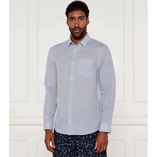 Calvin Klein Lniana koszula | Regular Fit ze sklepu Gomez Fashion Store w kategorii Koszule męskie - zdjęcie 184325519