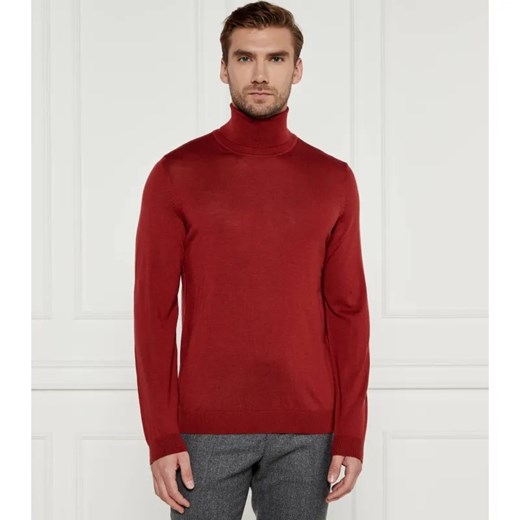 BOSS BLACK Wełniany golf Musso-P | Slim Fit ze sklepu Gomez Fashion Store w kategorii Swetry męskie - zdjęcie 184325588
