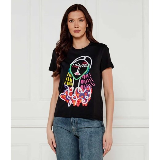 Desigual T-shirt TS_MISURI | Regular Fit ze sklepu Gomez Fashion Store w kategorii Bluzki damskie - zdjęcie 184325689