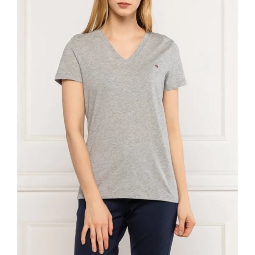 Tommy Hilfiger T-shirt HERITAGE | Regular Fit ze sklepu Gomez Fashion Store w kategorii Bluzki damskie - zdjęcie 184325698
