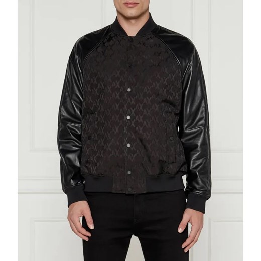 Armani Exchange Skórzana kurtka | Regular Fit ze sklepu Gomez Fashion Store w kategorii Kurtki męskie - zdjęcie 184325707