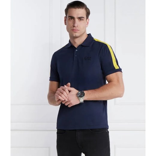 EA7 Polo | Regular Fit ze sklepu Gomez Fashion Store w kategorii T-shirty męskie - zdjęcie 184325767