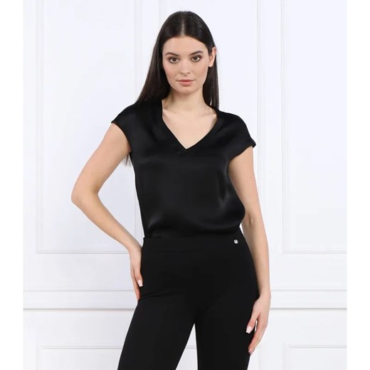 Liu Jo Bluzka | Regular Fit | z dodatkiem jedwabiu ze sklepu Gomez Fashion Store w kategorii Bluzki damskie - zdjęcie 184325946