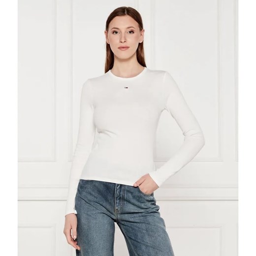 Tommy Jeans Bluzka ESSENTIAL | Slim Fit ze sklepu Gomez Fashion Store w kategorii Bluzki damskie - zdjęcie 184326005