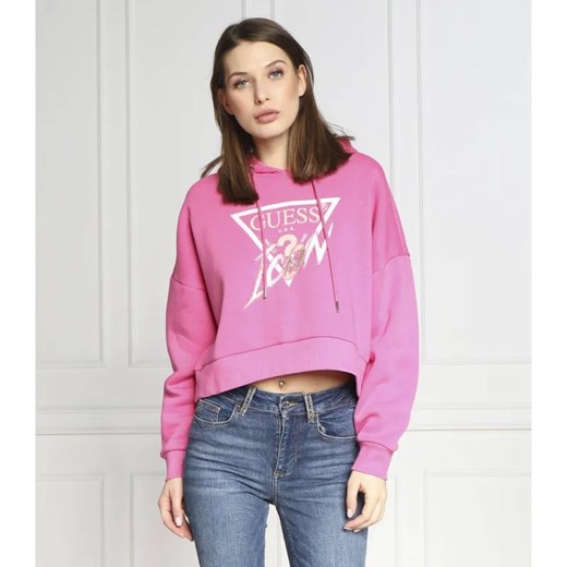 GUESS Bluza ICON | Cropped Fit ze sklepu Gomez Fashion Store w kategorii Bluzy damskie - zdjęcie 184326019