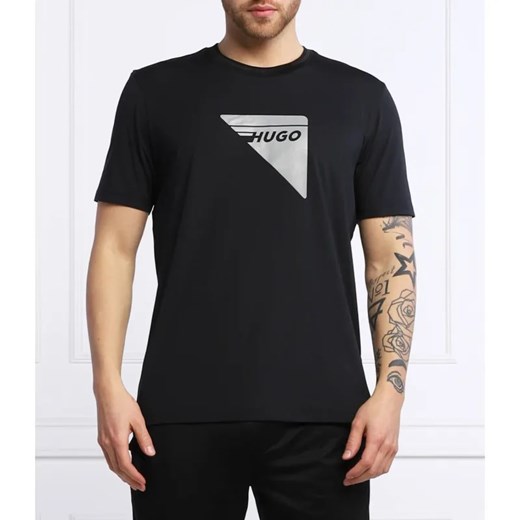 HUGO T-shirt Dagile_X | Slim Fit ze sklepu Gomez Fashion Store w kategorii T-shirty męskie - zdjęcie 184326059