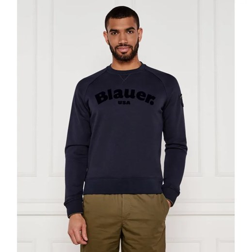 BLAUER Bluza CAMP FLOCK | Regular Fit ze sklepu Gomez Fashion Store w kategorii Bluzy męskie - zdjęcie 184326126