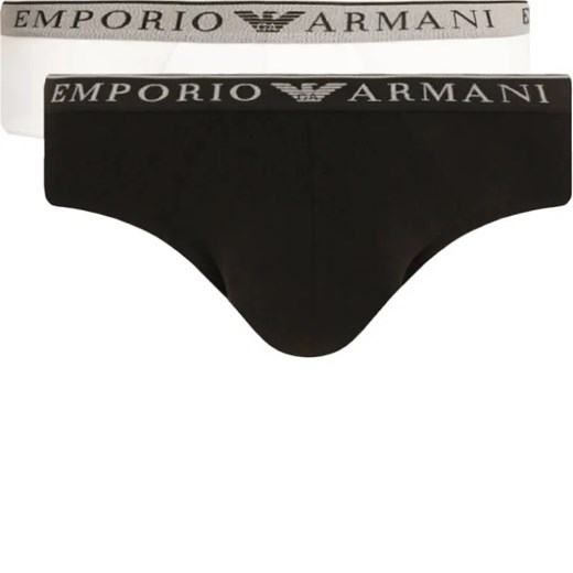 Emporio Armani Slipy 2-pack ze sklepu Gomez Fashion Store w kategorii Majtki męskie - zdjęcie 184326208
