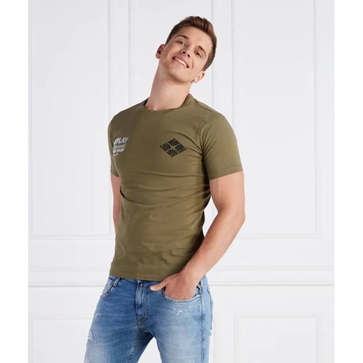 Replay T-shirt | Regular Fit ze sklepu Gomez Fashion Store w kategorii T-shirty męskie - zdjęcie 184326277