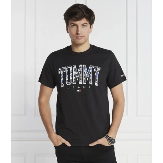 Tommy Jeans T-shirt CAMO COLLEGE | Regular Fit ze sklepu Gomez Fashion Store w kategorii T-shirty męskie - zdjęcie 184326307