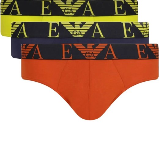 Emporio Armani Slipy 3-pack ze sklepu Gomez Fashion Store w kategorii Majtki męskie - zdjęcie 184326348