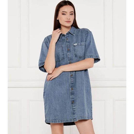 Guess Jeans Jeansowa sukienka ze sklepu Gomez Fashion Store w kategorii Sukienki - zdjęcie 184326389