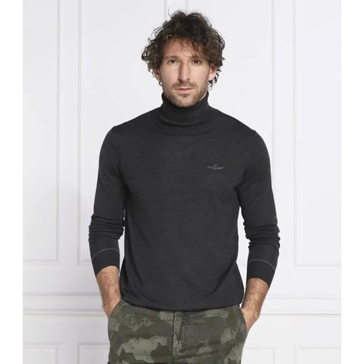 Aeronautica Militare Golf | Slim Fit | z dodatkiem wełny ze sklepu Gomez Fashion Store w kategorii Swetry męskie - zdjęcie 184326435