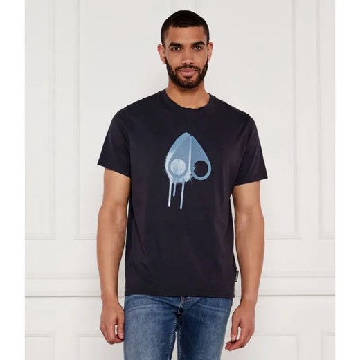 Moose Knuckles T-shirt AUGUSTINE | Regular Fit ze sklepu Gomez Fashion Store w kategorii T-shirty męskie - zdjęcie 184326448